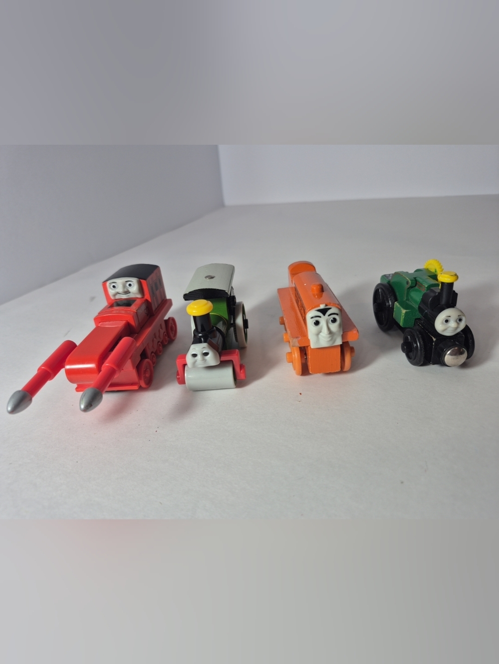 Thomas & Friends Wooden Railway Train Trevor George Thunder Terence Tractors Vtg